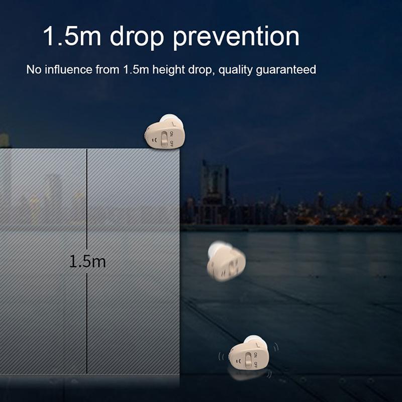 Слуховой аппарат Невидимый широкочастотный бесшумный суперминиатюрный слуховой аппарат для глухих