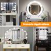 Mirror Front Lights Dresser Refill Makeup Mirror Bulb Tri-color Dimming USB Touch Switch Long Press