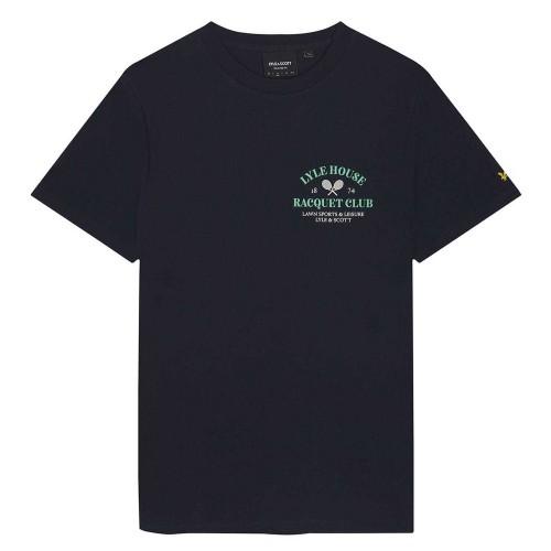 Lyle & Scott Mens Racquet Club Graphic T-Shirt