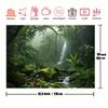 Durable polyester fiber material suitable for hanging in bedrooms living rooms or party decorations