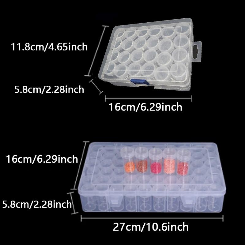 24/60 сетка Алмазная картина дрель бутылки для хранения бисера DIY аксессуары для декоративных картин для дома