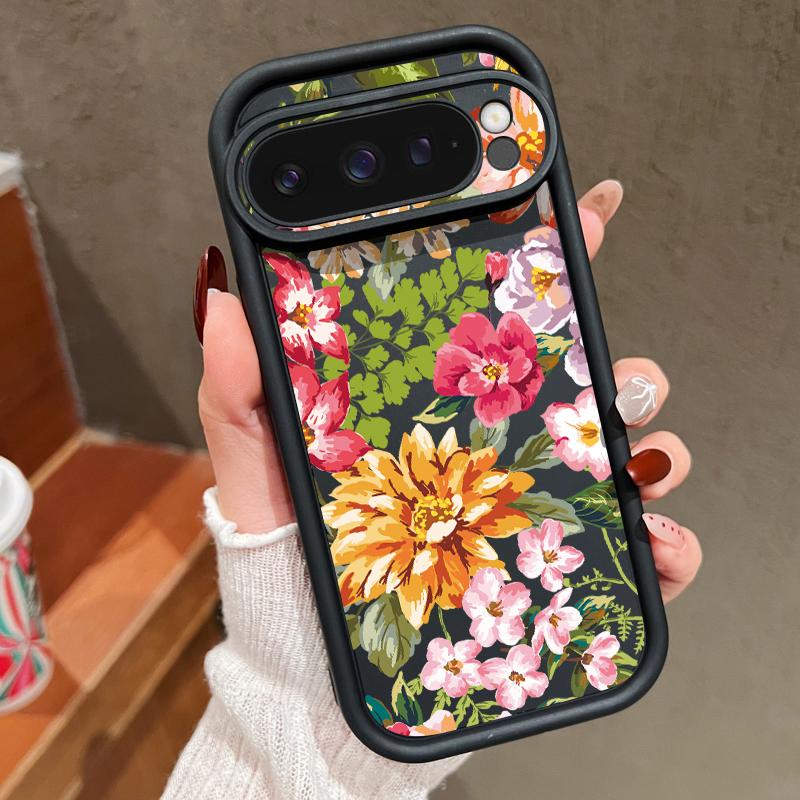 Для Google Pixel 9 8 Pro Xl 8a противоударный силиконовый мягкий защитный чехол с рисунком подсолнуха однотонный противоударный матовый чехол для телефона