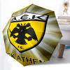 Складной зонт с принтом логотипа AEK FC, для улицы, отдыха и путешествий, прочная ткань зонта, подарок на день рождения и праздник
