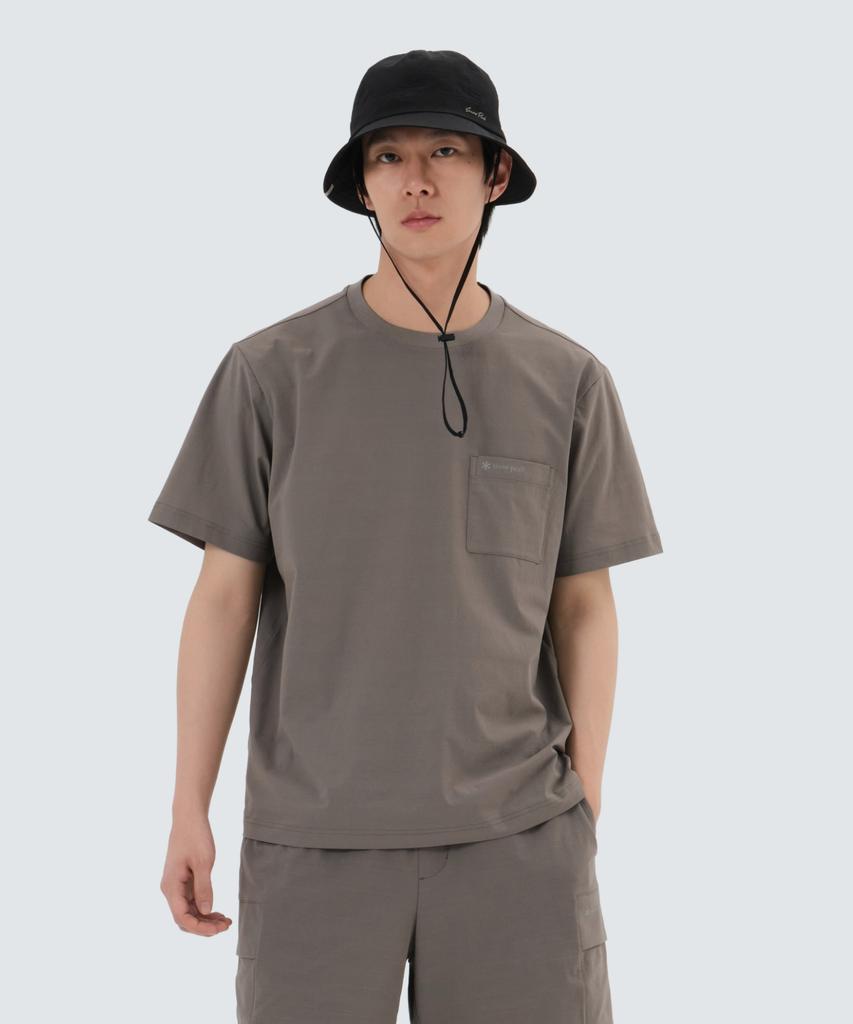 SNOWPEAK APPAREL Футболка с коротким рукавом Air Quick Dry (S25Mmtts14) Темный хаки
