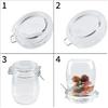 12 Pieces Rubber Seals for Glass Jars, Airtight and Leakproof Silicone Replacement Gasket Sealing Rings for Mason Jars, Elastic and Fits Most Sizes