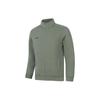 Plain Open-Collar Casual Long Sleeve Sweatshirt Men Sweatshirt Gray-Green AWDT989-2