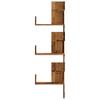 6-Tier irregular corner shelf, storage and display racks for living room, bedroom, hallway, entryway, and bathroom, 45x45x147cm