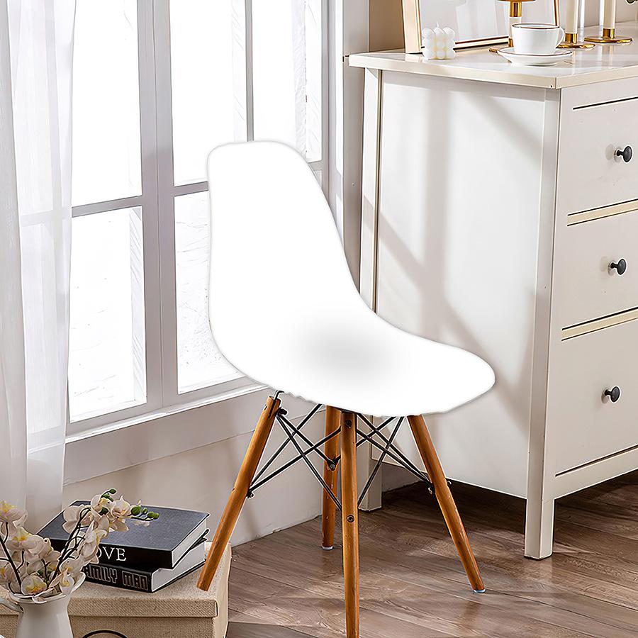 Эластичный чехол на стул-ракушку Чехол на стул Eames Чехол на стул Съемная защита сиденья Для кухни Офисов