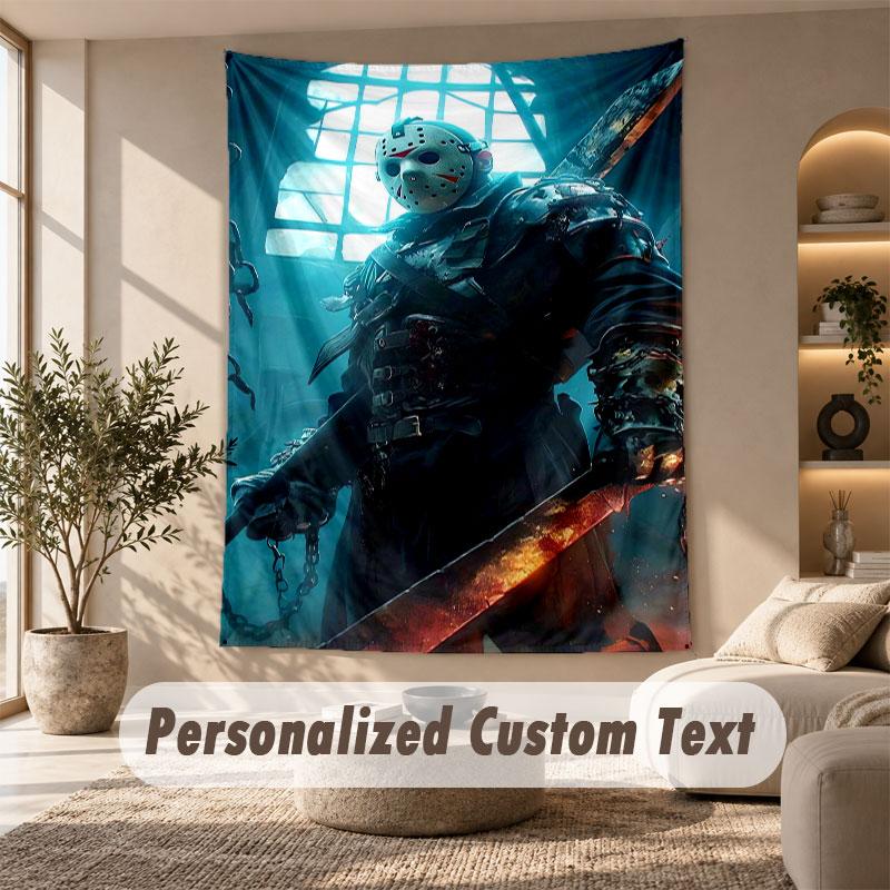 Wall Hanging Tapestry Art Cloth Bedroom Room Background DecorFriday the 13th Jason Voorhees