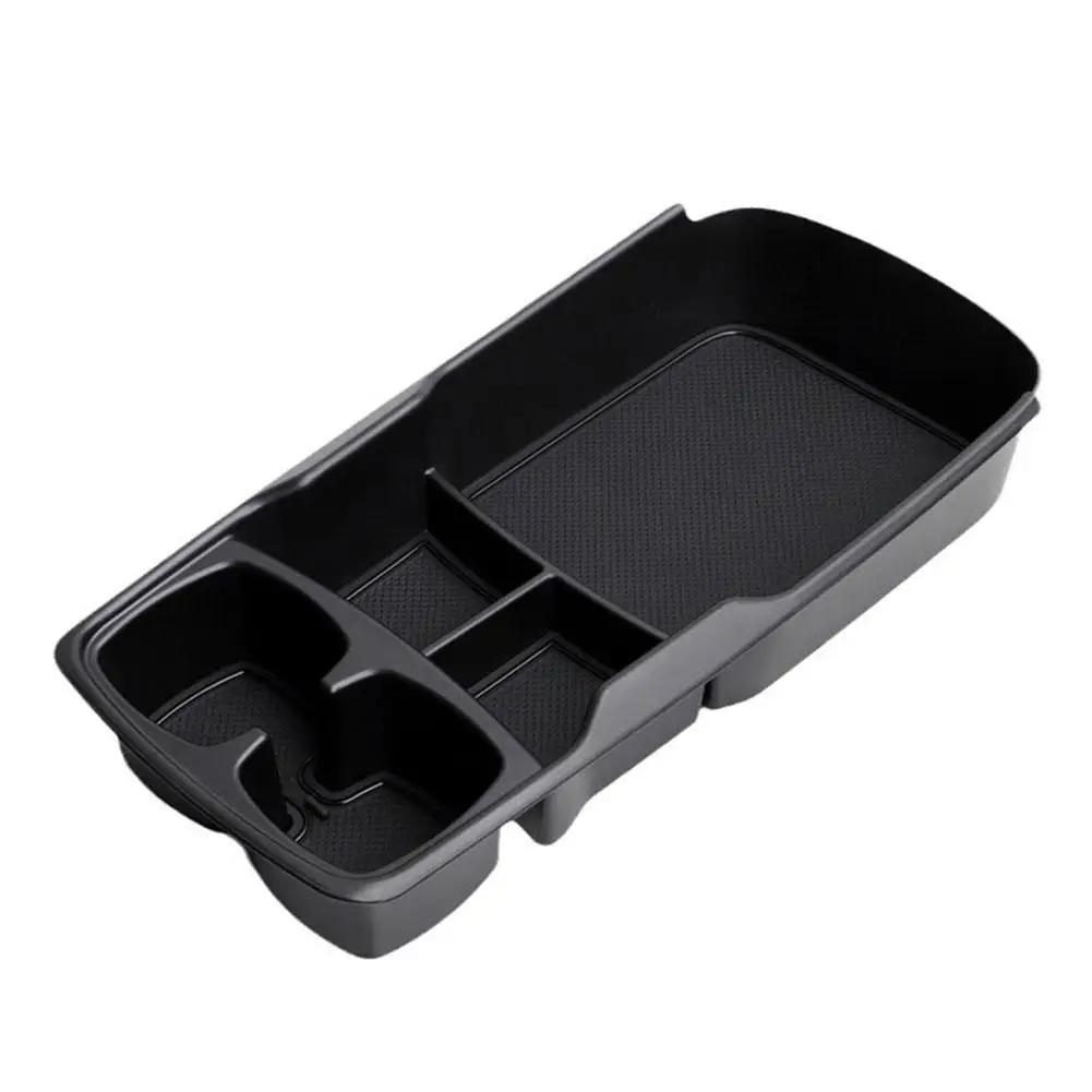 Car Storage Box For Kia EV6 2024-2024 Center Console Storage Box Lower Layer Tray Tidying Center Console Organizer Accessor U3L9