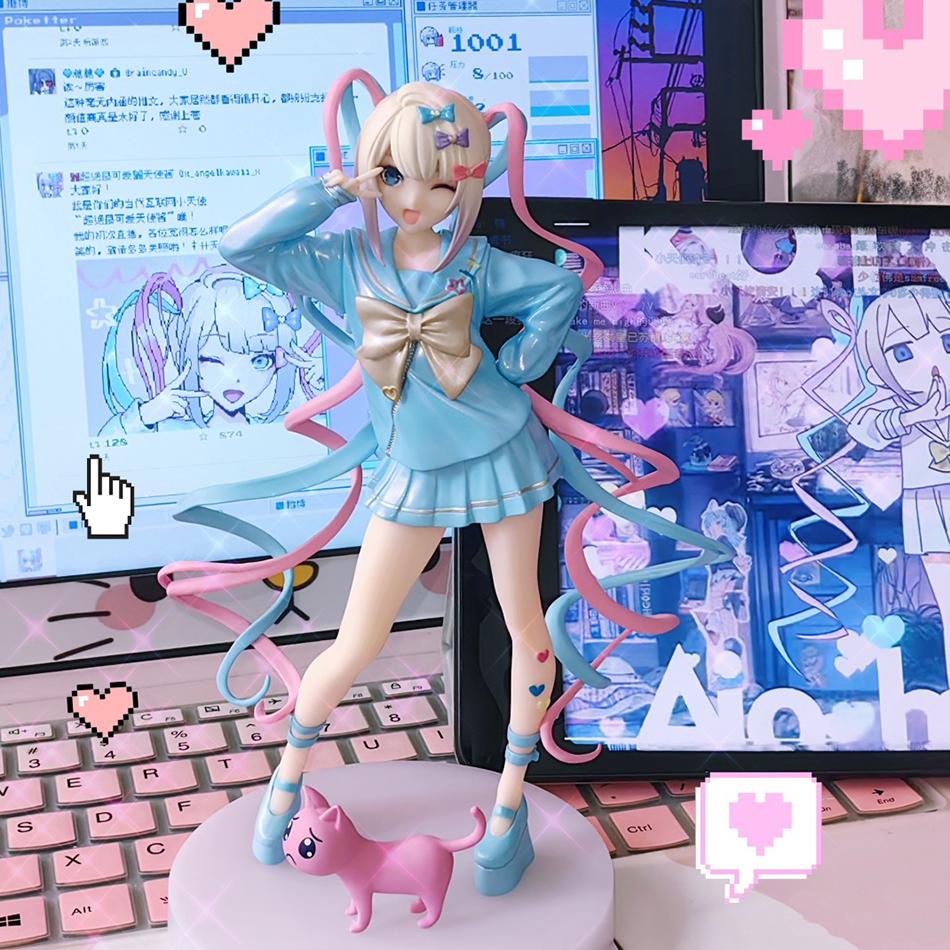 New Needy Girl Overdose Anime Figure Pop Up Parade KAngel Action Figures Virtual Uploader PVC Collection Model Ornaments Toys