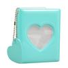 Pockets Photo Album Hollow Heart Cover DIY Making 3in Single Compartment PVC Pure Color Simple