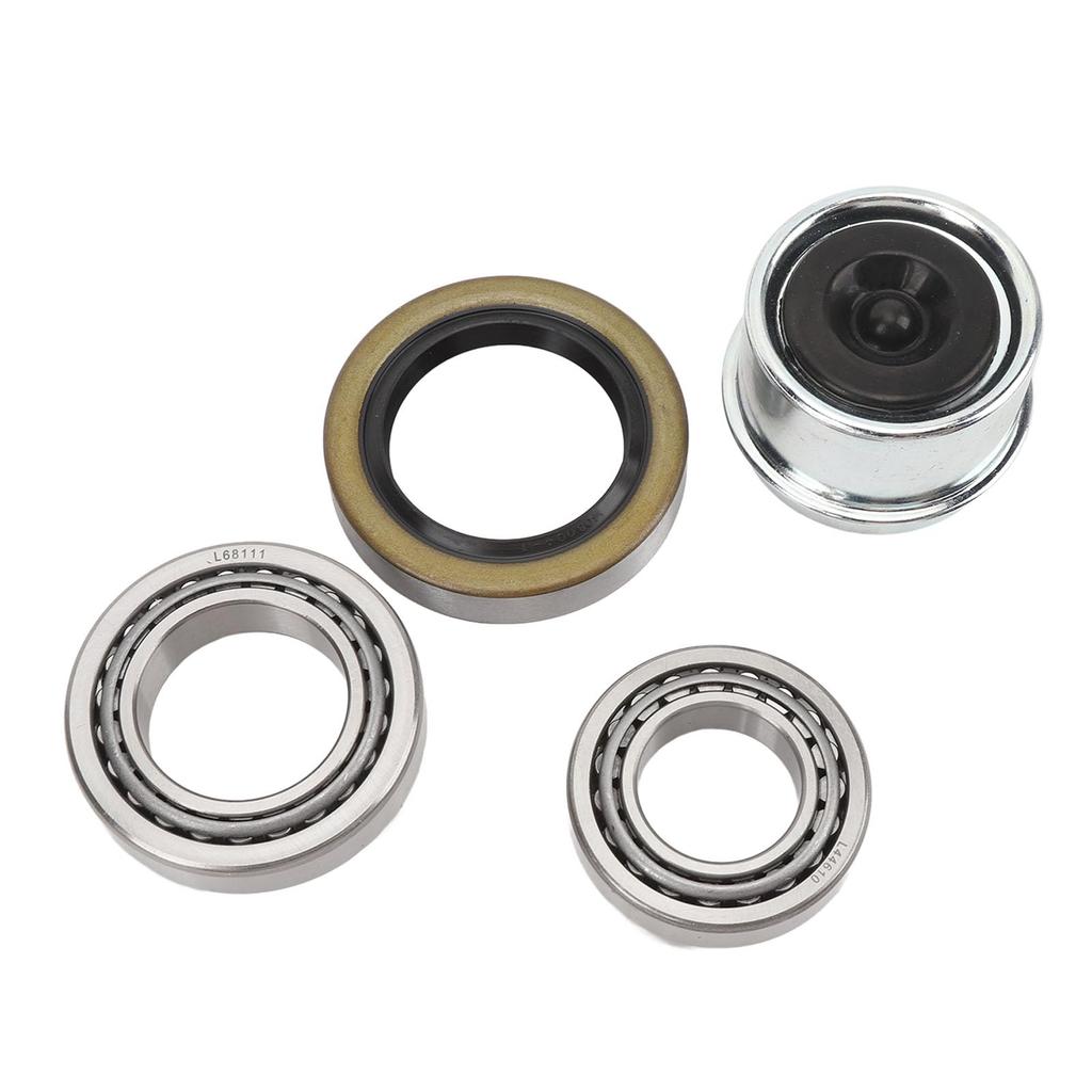 Set of 2 L68149 L44649 L44649 Trailer Wheel Hub Bearing Kit, 1-1 16" To
