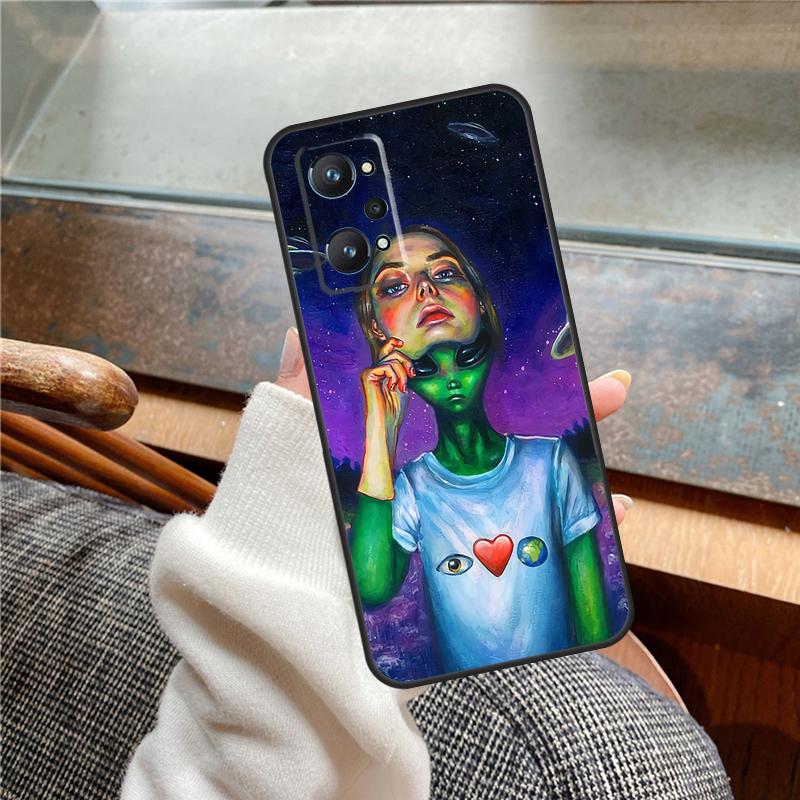 Mushroom Moon Shroom Farmer Case For Realme 13 Pro Plus 11 12 14 C71 C75 C55 C51 C53 C25 C63 C61 C65 C67 GT6 GT7 15 Pro