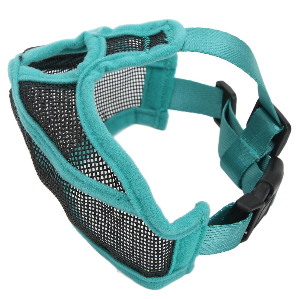 Short Snout Dog Muzzle Mesh Adjustable Breathable Anti Biting Bulldog Short Snout Muzzle for Dogs