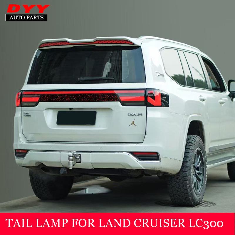 Land Cruiser LC300 Wind Deflector for Light Spoiler Mod with Through Taillight
