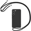 Protective Case - BOOLING - for Samsung Galaxy S23 Plus - Flexible - Shockproof - Black Cord