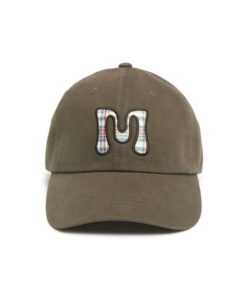 MARK GONZALES M Applique Ball Cap - Brown