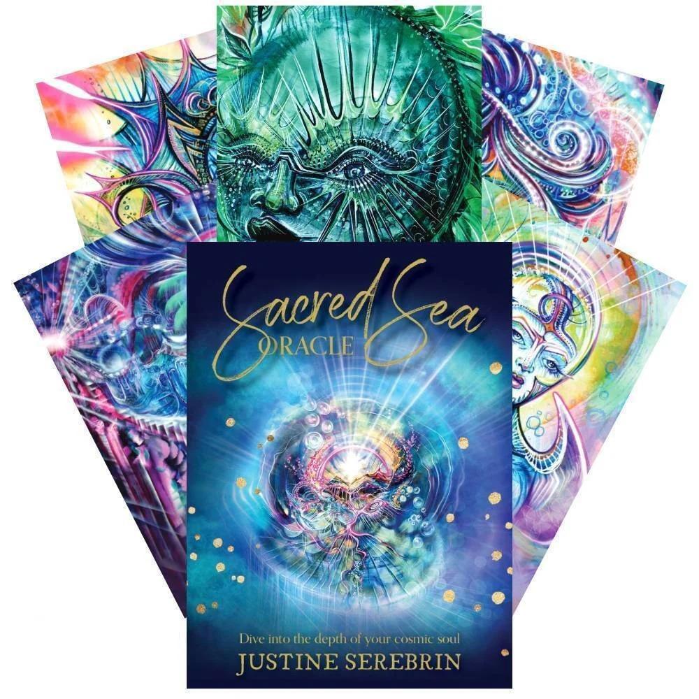 Sacred Sea Oracle: Dive Into The Depth of Your Cosmic Soul 36 Pcs Cards 10.4*7.3cm