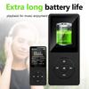 Portable MP3 Player USB Charging Record Digital Display Screen Media Lossless Pocket Sport Music Play with Micrphone For Running