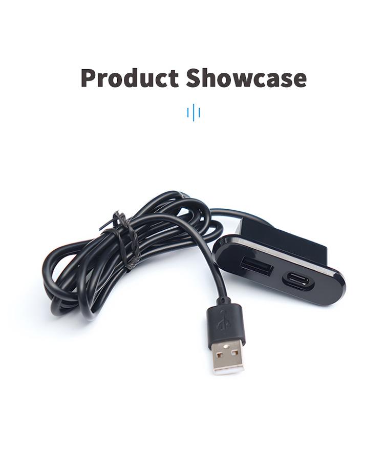 Мини Зарядное устройство для столика у дивана/кровати TYPE-C 5V 2A USB Зарядное устройство для мобильного телефона