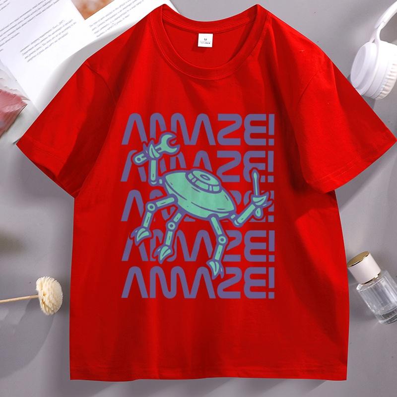 Project Hail Mary Rocky AMAZE Tshirt Unisex and Women New Summer Y2K Clothing Breathable Fashionable Round Neck Short Sleeved Top