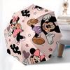 Mickey Mouse, Minnie Mouse Automatic Opening and Closing Umbrella, Compact Travel Umbrella, Lightweight and Portable, Suitable for Beach Com