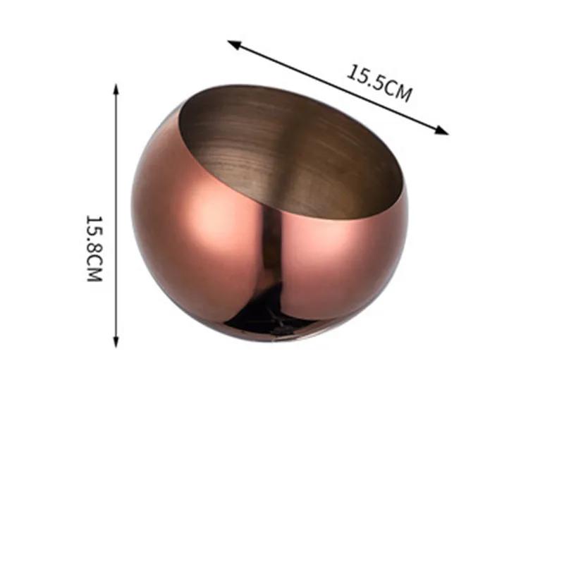 Золотая золотая нержавеющая стальная миска для хранения поднос для караоке-бара Миски Солонка Бутылка для хранения Банка для хранения Приправа Конфеты Соевый соус