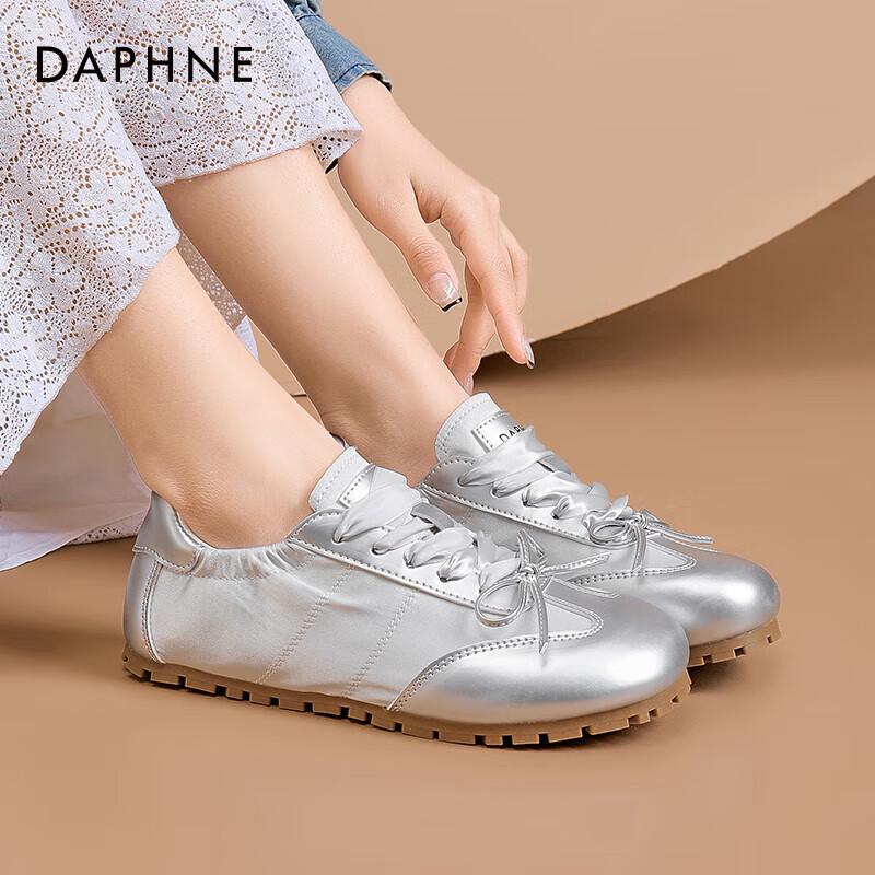 Женские балетки DAPHNE с бантом, немецкие кроссовки
