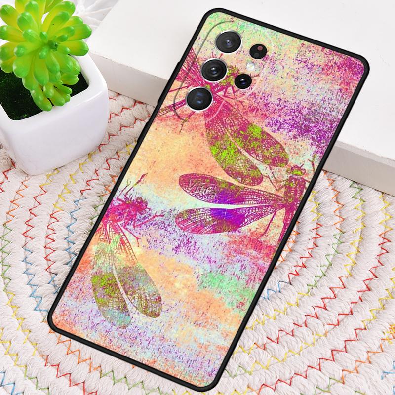 Красочный чехол-бабочка для Samsung Galaxy note 10 pro S26 Ultra S23 S24 FE S25 S21 S22 PLUS ударопрочный