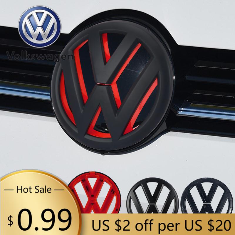 Для VW Volkswagen Jetta MK5 Golf Автомобильные Значки Передней Решетки Багажника Накладки на Крышку Логотип Наклейка Для VW Volkswagen Golf 6 golf6