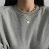 Multi Layer Choker Necklace Collar Statement Coin Pendant Necklace Women Jewelry