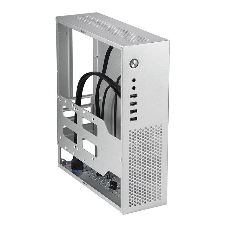 SKTC A10 Мини Горизонтальный/Вертикальный Корпус для HTPC Компьютера MATX 24x24 Материнская Плата Блок Питания 1U 7.3L