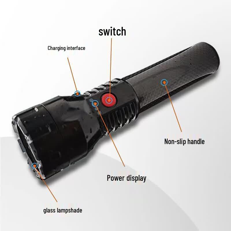 Мощный USB-фонарик Rongdeng JW7520 с перезаряжаемой батареей