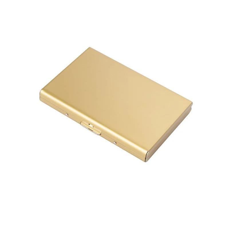 Credit Card Case Wallet Men Women Business Multifunction Slim Wallet Stainless Steel Card Holder 6 Cards 8 Cards 10 Cards