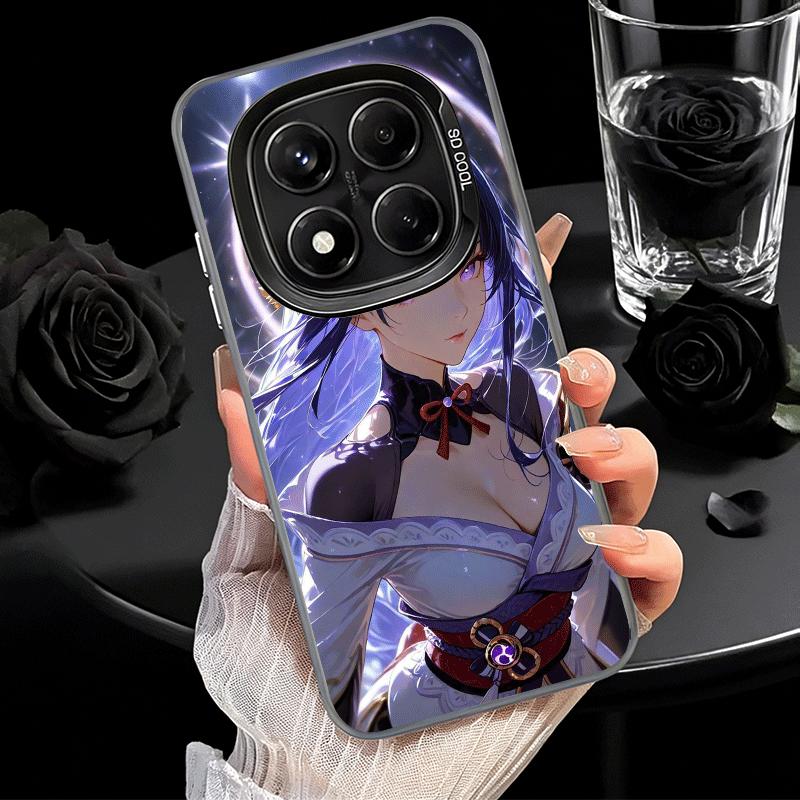 Genshin Impact Raiden Shogun Soft Phone Case for Xiaomi Redmi Note 13 14 15 Pro Plus 12S 12 11S 11 11T 10S 10 Shockproof Cover B