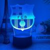 3d Led Night Light Football Desk Lamp Illuminating Lights 7 Color Gift Remote