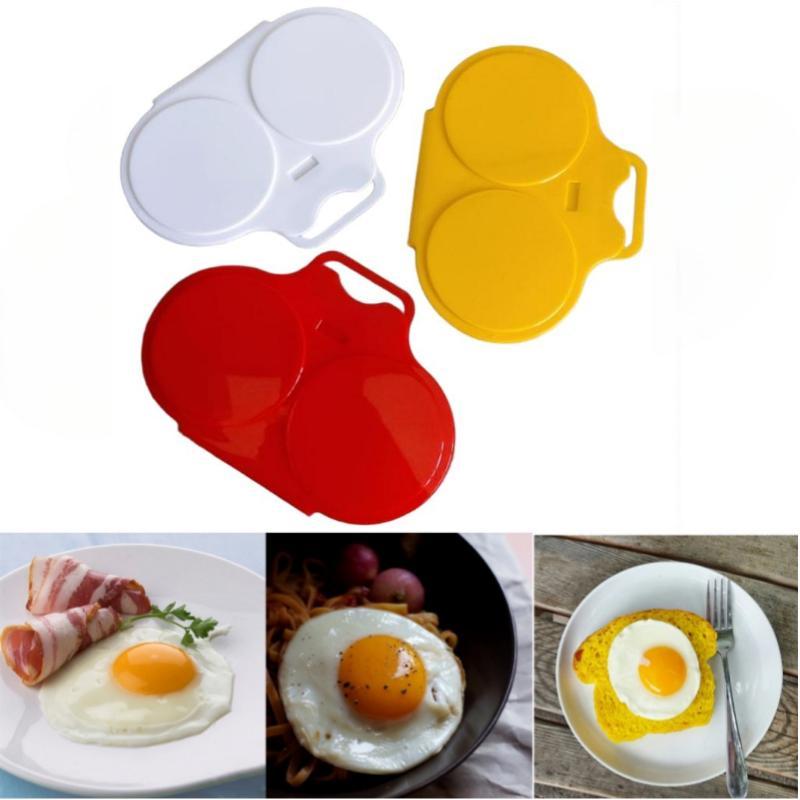 Portable Microwave Egg Steamer Reusable Plastic Cooking Mold Easy Clean Kitchen Gadget for Fast Breakfast Making