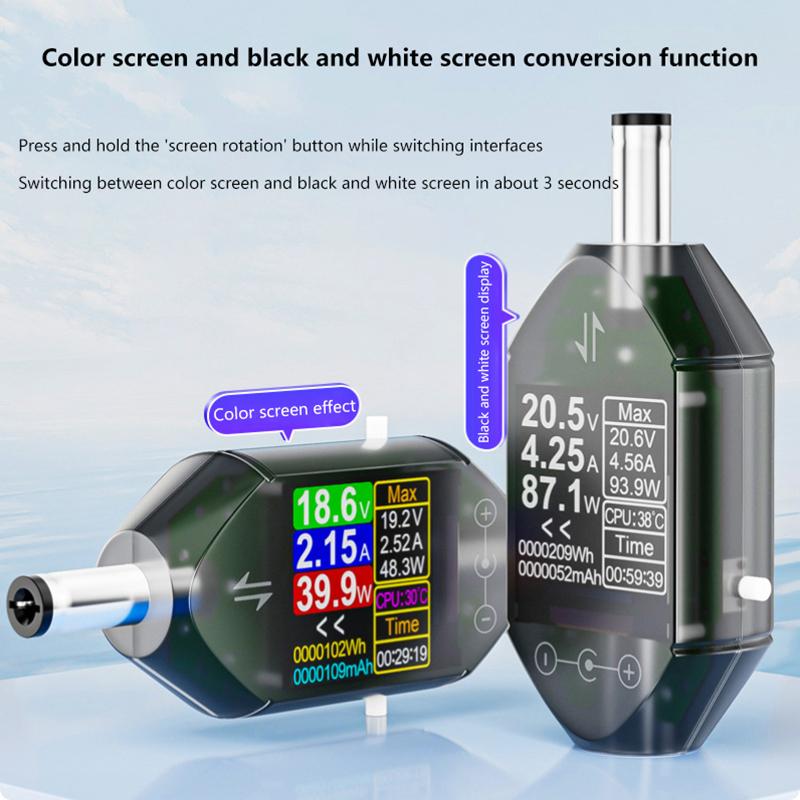 600W DC4.5-50V Digital Voltage and Current Tester, High Accuracy DT550, Max 12A
