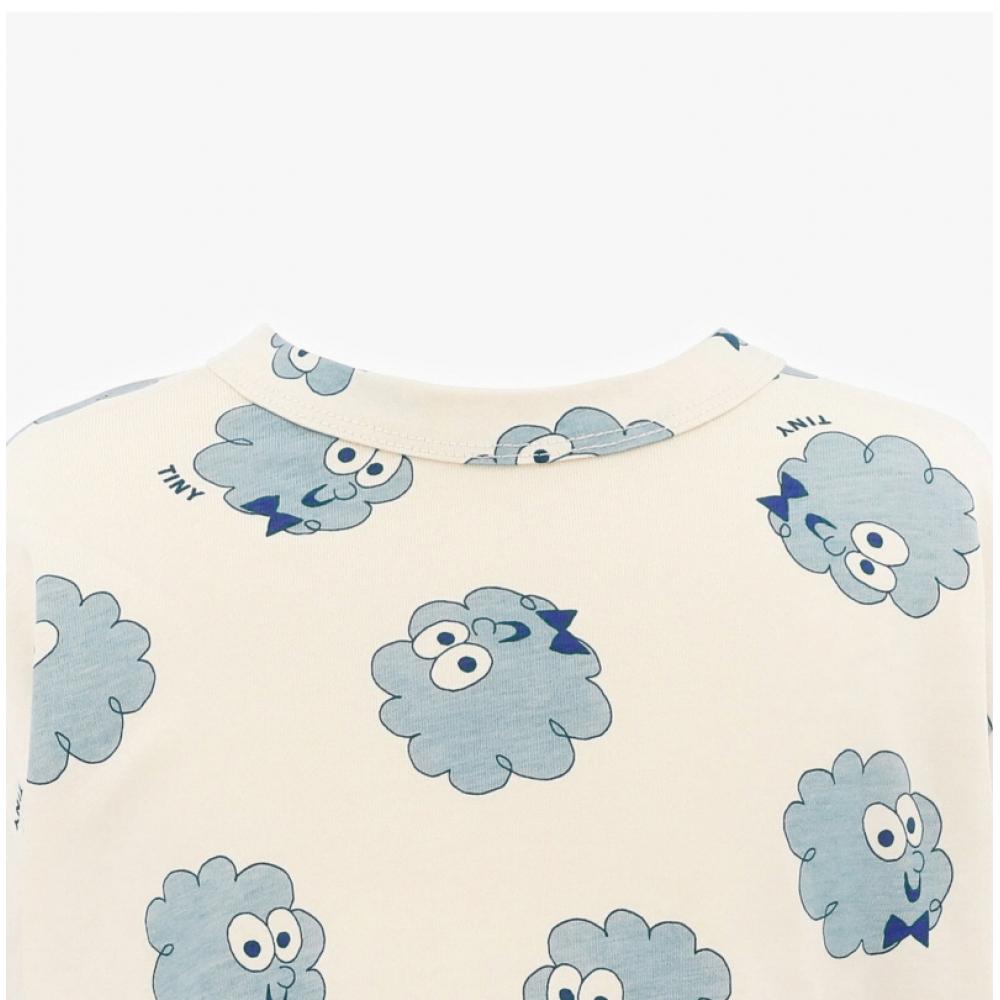 Tiny Cotton Aw24 024 M01  Гостевая футболка  Детская футболка с длинным рукавом с гостевым персонажем