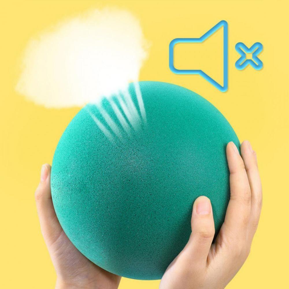 Низкий уровень шума, бесшумный баскетбольный мяч, удобный для захвата, тренировочный мяч, украшения для вечеринок, тренировочный мяч для помещений, детский