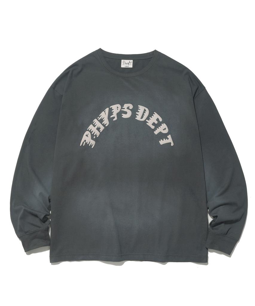 PHYSICAL DEPARTMENT [Cool Cotton] Running Class Long Sleeve_Dark Charcoal