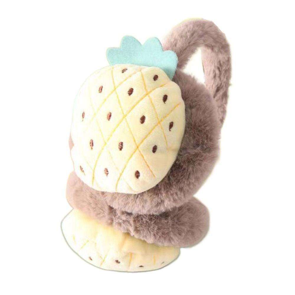 Multicolor Panda Earmuffs Unisex Cartoon Fruit Ear Muff Creative Kids Ear Muffs