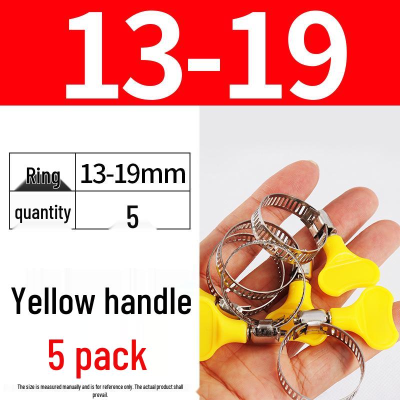 Хомут из нержавеющей стали, лента с ручной затяжкой для водопроводных и воздушных труб