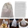 20Pcs Spice Bags with Drawstring Natural Cotton Muslin Bags for Tea Herbs Soup Reusable Cheese Cloth Bag for Straining Sachet Bags Empty