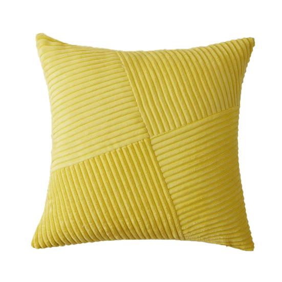 Бохо Текстурная Наволочка Вельветовая Полосатая Лоскутная Наволочка 18x18 Дюймов Рустикальная Наволочка для Фермерского Дома Дома Дивана Дивана Кровати Гостиной