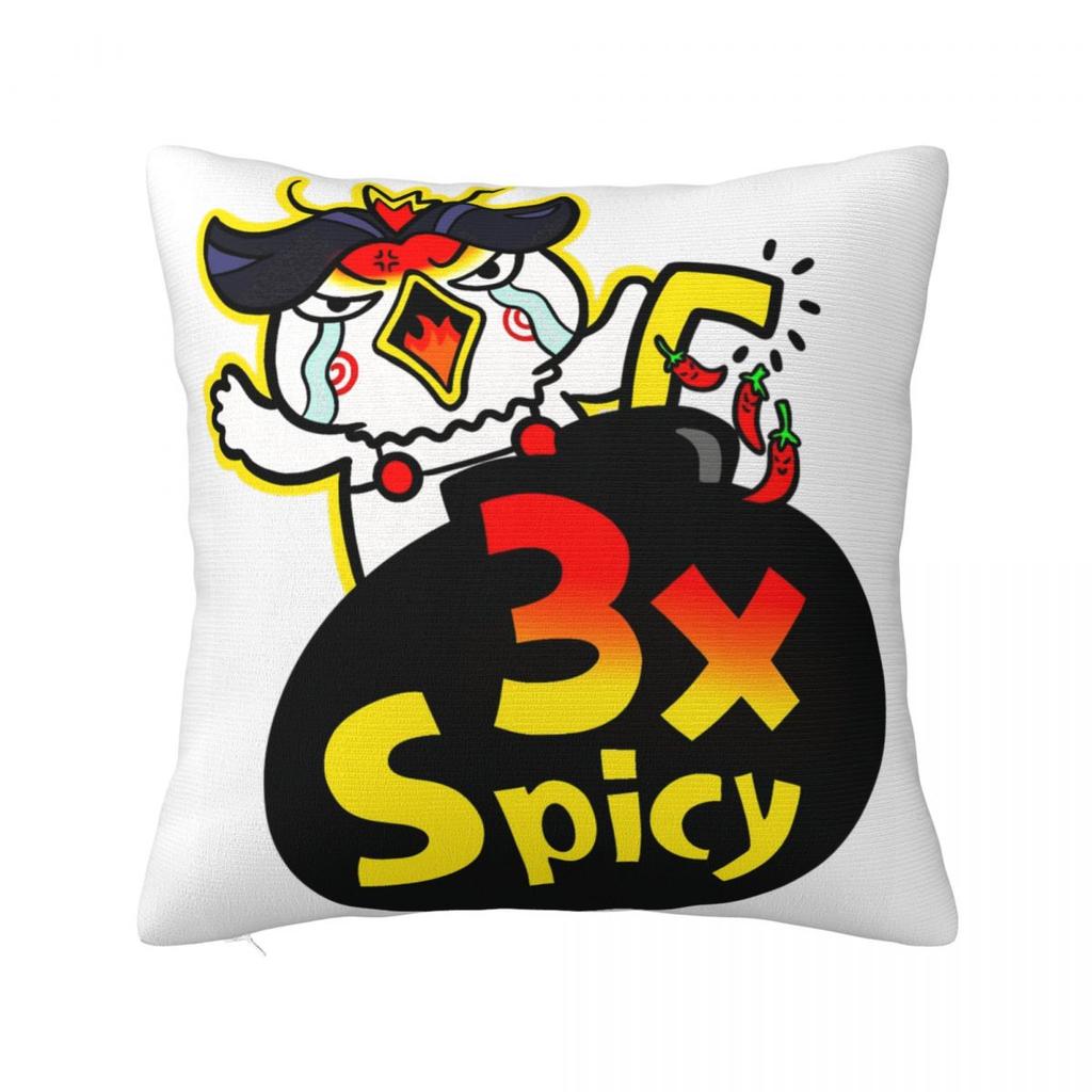 Kwaii Anime B-Buldak Ramesn Pillow Case Cushion Cover Soft Graphic Pillow Cover Cute Funny Pillowcases For Sofa Home Decorative