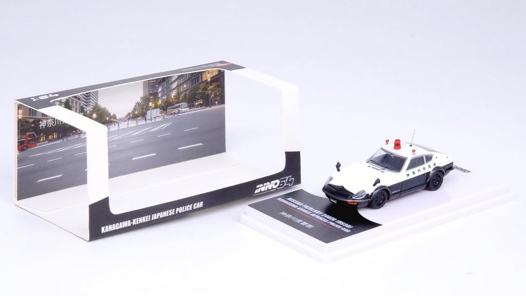 Inno Models Nissan Fairlady 240ZG Полиция префектуры Канагава Завершенный продукт 1/64 (HS30)