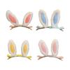1 Pair Plush Rabbit Ear Hair Clip Bunny Ear Duckbill Clamp Hair Barrette Women Girls Hair Accessories Photo Prop Birthday Christmas Gift