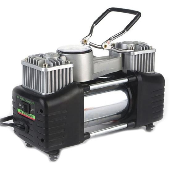 Малошумный насос для накачки шин, широко используемый автомобильный электрический воздушный насос для дисплея манометра